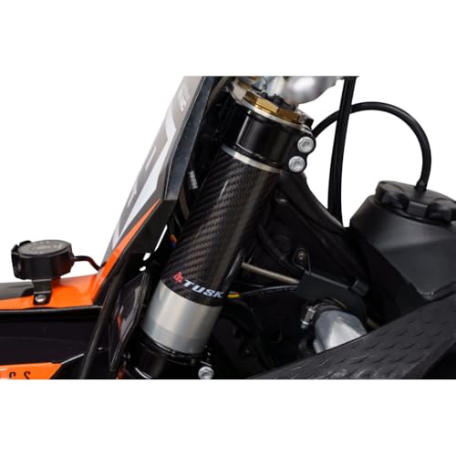 Tusk Carbon Fiber Registration Fork Wrap for Motorcycles with Inverted Style Forks Compatible with KTM HONDA YAMAHA KAWASAKI HUSQVARNA BETA GASGAS SHERCO SUZUKI