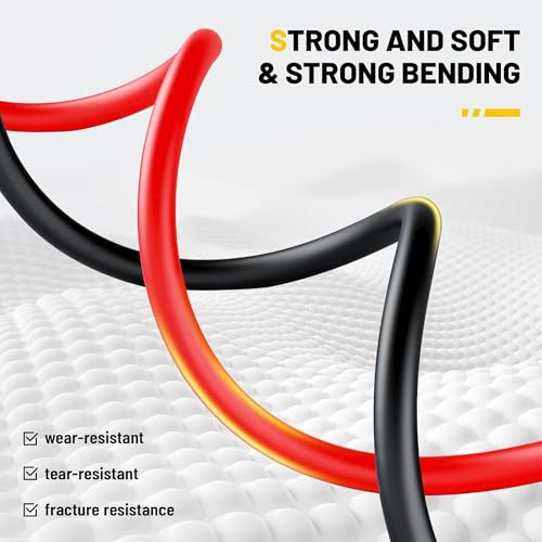 Oyviny 8PCS 12AWG SAE Connector Cable 1 Feet 2 Pin SAE Single Plug Quick Connector Disconnect Power Extension Cable Solar Panel Battery Wire 33CM for Motorcycles, Vehicle, Tractors Solar Panel