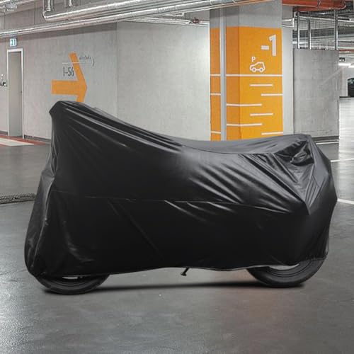 Motorcycle Cover Soft Stretch Waterproof Motor Cover Dustproof Durable Motorbike Cover for Indoor and Outdoor,104 inches - size: 104 x 49 x 41 inches