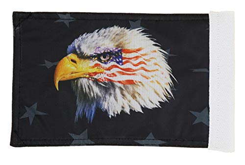 Durable Motorcycle Flag Bald Eagle 6 x 9 Inch - color: Bald Eagle, size: 6X9