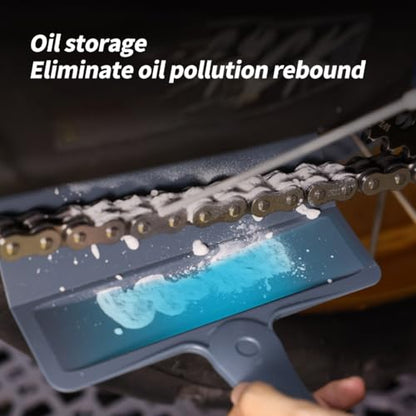 Reusable Motorcycle Chain Lubrication Protector Foldable Guards Light Weight For Hassle Frees Cleaning And Travel