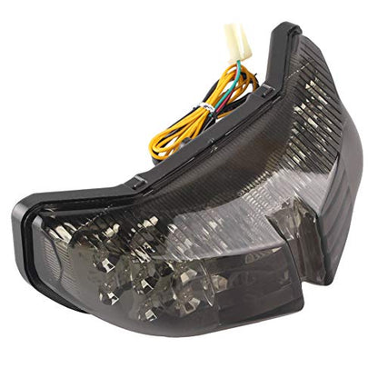 MZS Motorcycle Tail Light, LED Integrated Turn Signal Blinker Smoke Compatible with FZ1 Fazer 2006-2015 / FZ8 2011-2013 - size: FZ1 Fazer