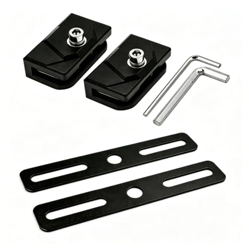 LED Light Bar Mounting Brackets A Pillar Ditch Light Bracket Extensions | Steel Cowl Pod Light Mounting Brackets No Drilling Universal Hood Light Mounting Brackets Adjustable Aluminum Alloy - color: Hood Mount + 2PCS Ditch Light Bracket Extensions