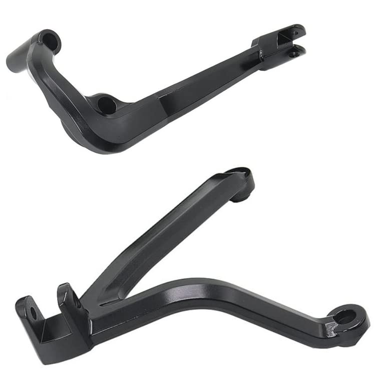 Motorcycle Black Rear Passenger Foot Pegs Rests Pedal w/Mount Heat Shield Deflector Cover For Harley Sportster S 1250 RH1250 RH 1250 2021-later