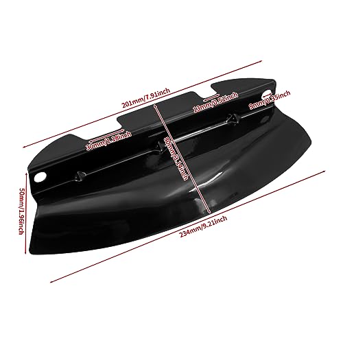 Motorcycle Lower Triple Tree Wind Deflector Fit for Harley Touring Electra Glide Road Glide Road King Street Glide 2014-2023 - color: Black