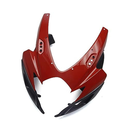 FLPRO Motorcycle Fairing Kit Compatible for Suzuki 06 07 GSXR600 GSXR750 K6 2006 2007 GSX-R600 GSX-R750 Fairings ABS Plastic Injection Bodywork Gloss Red Black - color: Glossy Red Black