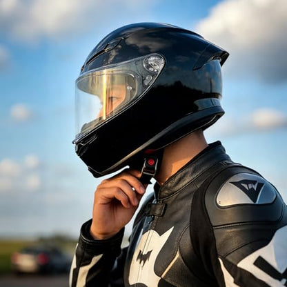 K6 Helmet Shield Visor Replacement Face Shield Compatible with K6 K6S Motorcycle Helmet Accessories (Clear) - color: Clear