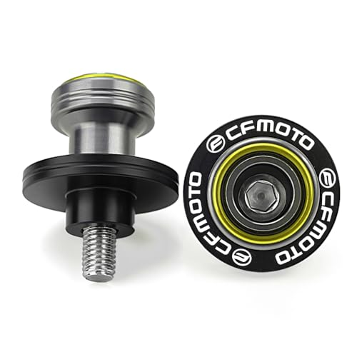 Compatible with CFMOTO Ibex450 Ibex800 300SS 450SS 450NK 450CLC 675SS 675NK 750SS 800NK Motorcycle CNC Swingarm Spools Sliders Stand Screw Paddock Bobbins (Gold) - color: Gold