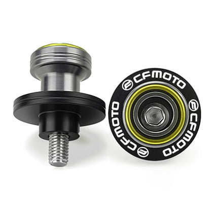 Compatible with CFMOTO Ibex450 Ibex800 300SS 450SS 450NK 450CLC 675SS 675NK 750SS 800NK Motorcycle CNC Swingarm Spools Sliders Stand Screw Paddock Bobbins (Gold) - color: Gold