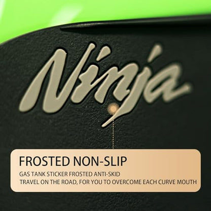 NIGHT CAT Compatible Ninja 400 Ninja 500 Motorcycle Fuel Tank Pad Kit Side Fuel Knee Guard Sticker Fuel Tank Protector（Tank Side Traction Pad) - color: Tank Side Traction Pad