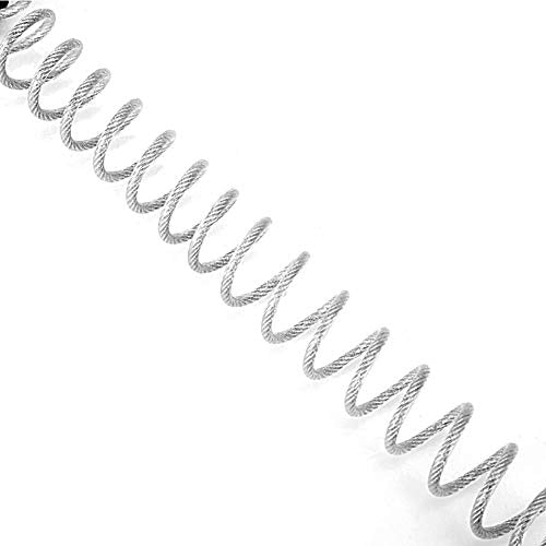 Security Reminder Cable, Anti Theft Steel Wire Lock Security Spring Wire Lock Security Steel Wire Spring Reminder Rope for Luggage Helmet