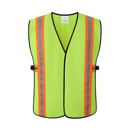 Safety Vest for Men Women Reflective Construction Vest - color: V-yellow, size: Medium