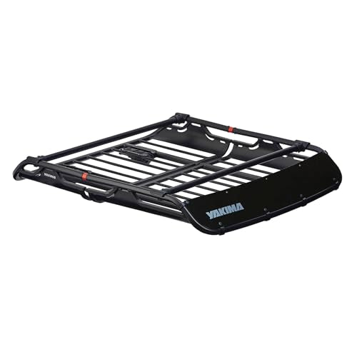 Yakima OffGrid Large Premium Cargo Basket Roof Rack with Quick Release Mounting System and Removable Fairing and Accessory Bars, Black - size: Large
