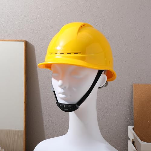 Hard Hat Chin Strap Replacement - Adjustable Helmet Strap with Chin Cup, Plastic and Polyester, Universal for Construction Helmets, Black - 15.92X1.49X0.59in - color: Black