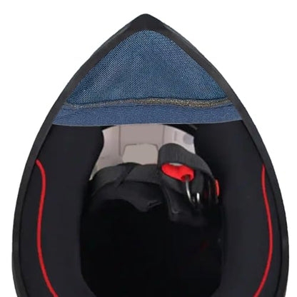 Universally Fit Motorcycle Helmets Chin Curtain with Windproof Mesh and Breathable Nose Guard for Enhanced Ventilation
