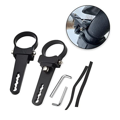 Wsays 1.75'' Custom Side Roll Cage Bull Bar Clamps LED Light Mount Bracket Compatible with Ranger RZR Ace General Fit Arctic Cat YXZ Teryx ATV UTV - size: 1.75 inch