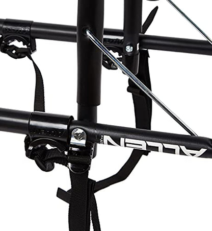 Allen Deluxe 3-Bike Trunk Mount Rack, Blk/ Silver - size: 3-Bike
