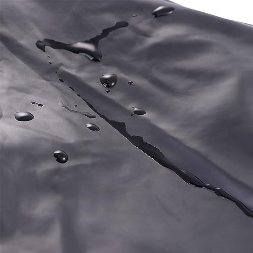 Leadigol Motorcycle Seat Cover,PU Leather Waterproof Breathable Electric Vehicle Black Motorbike Seat Protector Scooter Sun Pad Dust Protector Rainproof Waterproof Sunscreen Cushion Cover
