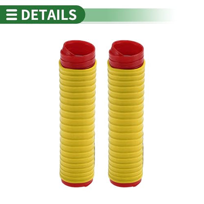 1.57" /40 mm 1.57 "/40 mm Motorcycle Hand Grips Cover Kit Non Slip Silicone Handlebar Grips Yellow 1 Set Spiral Cross Pattern - color: Yellow