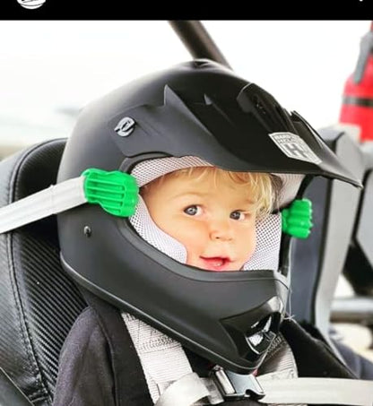 Helmet-Hands/The Safe, Fun, and Easy Way to Help Hold Their Heads up While They nap on Those Long Rides! - color: red