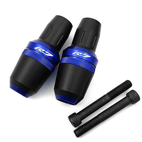 MOWOK For YAMAHA R7 YZFR7 YZF-R7 2021 2022 2023 2024 2025 2026 Frame Slider Motorcycle Accessories Crash Protector Falling Protection Engine Crash Pad (Blue) - size: Blue