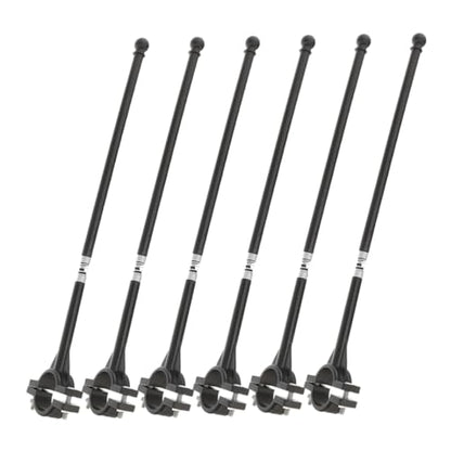UKCOCO 6Pcs Bicycle Flagpole Mounts Flag Pole Holder for Bike Motorcycle Quick Installation Stylish Design for Safety Flags Luggage Racks