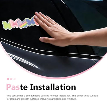 Car Reflective Stickers, Cute Butterfly High Intensity Reflective Safety Decal, Waterproof & Scratch-Covering Decor Sticker, Universal for Most Cars, Motorcycles, Helmets & Bikes - size: Butterfly
