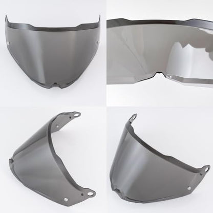 Blaze 2 Helmet Visor Replacement.Blaze 2 Outer Face Shield UV Protection Compatible with Blaze 2,Pioneer 2,MX702 (Light Black-Day&Night Use) - color: Light Black-day&night Use