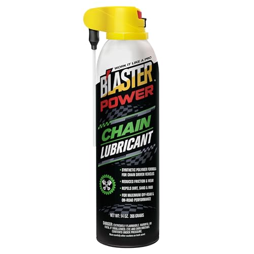 B’Laster Chain Lube – Compatible with All O, X, and Z-Ring Types – Reduces Friction & Wear, Protects from Rust – Use as Motorcycle or Bike Chain Lube – 14oz
