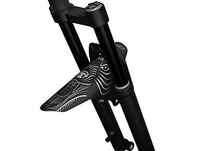 Bike Front Wheel Mudguard - Lightweight & Durable Protection - Universal Fit - Protect Against Mud, Water Spray and More - color: Grey/Wolf