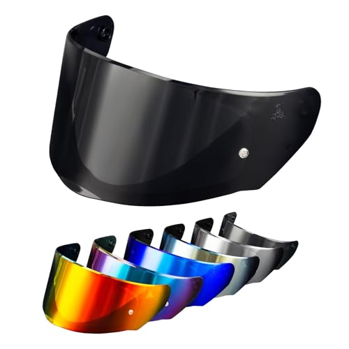 PSLER Assault Rapid Helmet Visor - Motorcycle Helmet Face Shield Accessories Replacement for Assault Rapid FF320 FF353 FF328 FF800,Dark Black - color: Dark Black