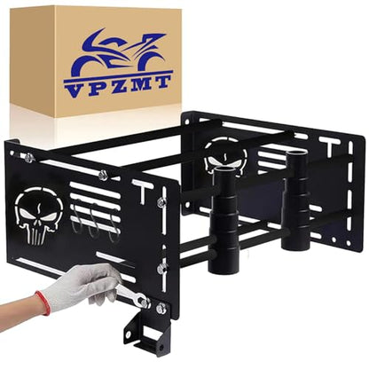 Tour Pack Trunk Wall Mount Storage Luggage Rack for Harly Davidson Road Glide/Road King/Street Glide/Electra Glide, Replace# 93100005 (Multifunctional) - style: Multifunctional