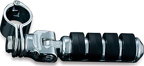Kuryakyn 8032 Motorcycle Foot Control Component: Small ISO Pegs with Mounts and Magnum Quick Clamps for 1-1/4" Engine Guards or Tubing, Chrome, 1 Pair - size: Small