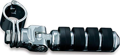 Kuryakyn 8032 Motorcycle Foot Control Component: Small ISO Pegs with Mounts and Magnum Quick Clamps for 1-1/4" Engine Guards or Tubing, Chrome, 1 Pair - size: Small