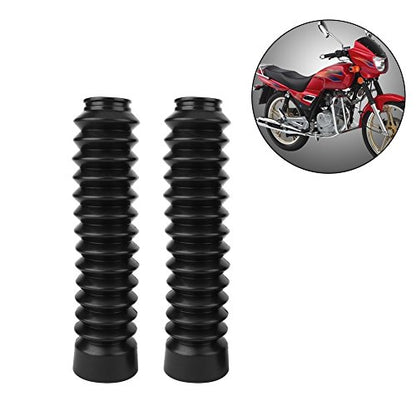 Xr200 Fork Boots,Tw200 Fork Boots,Pw80 Fork Tube Boot Shock,Universal Motorcycle Fork Protector Gaiters - 2X Rubber Front Fork Covers for 250R,ATC 200s Shocks