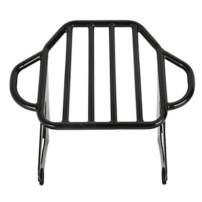 XFMT Motorcycle King Detachable Two-Up Luggage Rack for Harley Touring Road King Street Glide Road Glide Electra Glide 2009-Later, Gloss Black - color: Harp-Shape Luggage Rack-Gloss Black