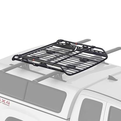 Yakima OffGrid Large Premium Cargo Basket Roof Rack with Quick Release Mounting System and Removable Fairing and Accessory Bars, Black - size: Large