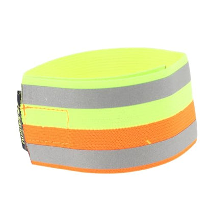 POPETPOP 2pcs Reflective Bike Gear Running Gear Reflective Safety Straps Glow Wrist Bands Night Running Arm Bands