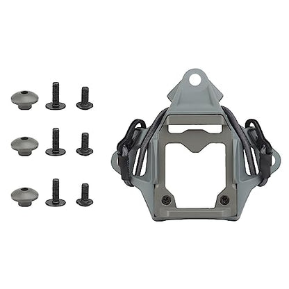 Tactical Helmet NVG Mount Shroud Steel Sports Camera Bracket Base for Fast Helmet - color: Grey