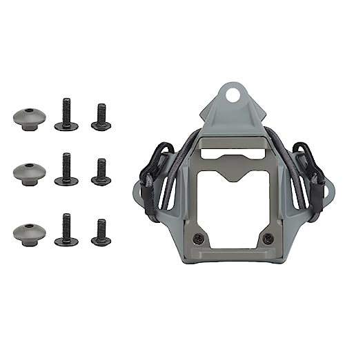 Tactical Helmet NVG Mount Shroud Steel Sports Camera Bracket Base for Fast Helmet - color: Grey