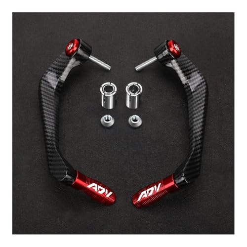 Brake Clutch Lever Guards for ADV150 ADV160 ADV350 ADV 160 150 350 Motorcycle 7/8" 22MM Handlebar Handguard Brake Clutch Levers Hand Guard Protector - color: Red