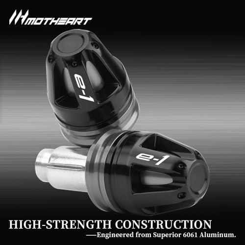 Motorcycle Handlebar End Caps For Ninja e-1 2023-2024 Z e-1 2024-2025 7/8” Bars 17mm Diameter CNC Handlebars (See details below) ninja e-1 z Accessories (Gray) - color: Gray