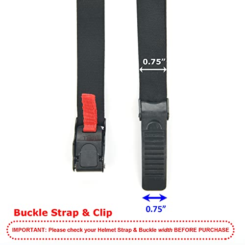 Cosmos Motorbike Helmet Carrier Strap - Motorcycle Helmet Carrying Strap, Fits with Speed Clip Lock Buckle, Hands Free Accessory for Motor Riding Biker