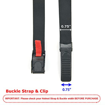 Cosmos Motorbike Helmet Carrier Strap - Motorcycle Helmet Carrying Strap, Fits with Speed Clip Lock Buckle, Hands Free Accessory for Motor Riding Biker