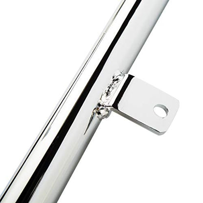 TCT-MOTORPARTS 1 1/4" Highway Engine Guard Crash Bar Support Fit for Honda VT750 Shadow AERO Phantom 2004-2025; VT750 Shadow Spirit C2 2007-2014 - color: Chrome