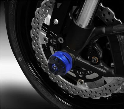 MT-07 MT07 2015-2022 2023 2024 Motorcycle Accessories Front Rear Fork Slider Axle Crash Wheel Protector(Rear Black8) - size: Rear Black8