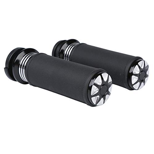 TCMT 1" 25mm Electric Handle Bar Grips Fit for Harley - color: Style B