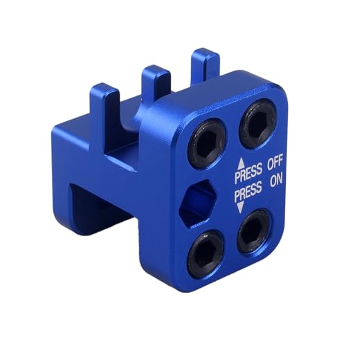 Master Link Press Tool For Drag Specialties Motorcycle ATV 520 525 530 Bike Chain Tool Motorcycle Chain Tool Motorcycle Chain Rivet Tool(BLUE) - color: blue