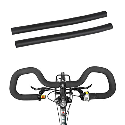 Bicycle Handlebar Grips Cover Racing Bike Sponge Foam Rubber Tube Flexible Cuttable Handlebar Cover Foam Grips,Pack of 2 Piece,Inner Diameter 21mm/0.83inch