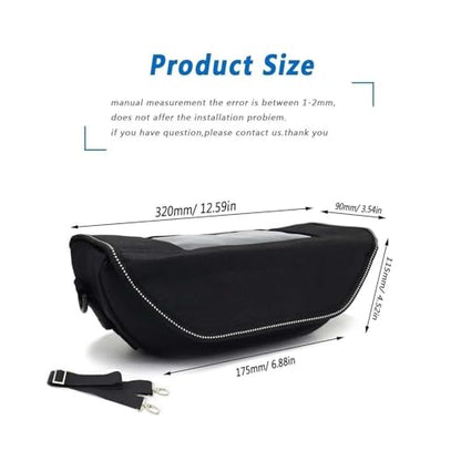 For XR150L Xr150l Motorcycle Handlebar Bag Waterproof And Dustproof Convenient Travel Handlebar Bag(Design O) - color: Design O